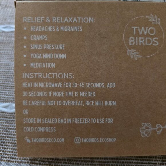 New Markdowns Holiday Gift! Weighted Eye Pillow -Fragrance Free - Picture 5 of 5